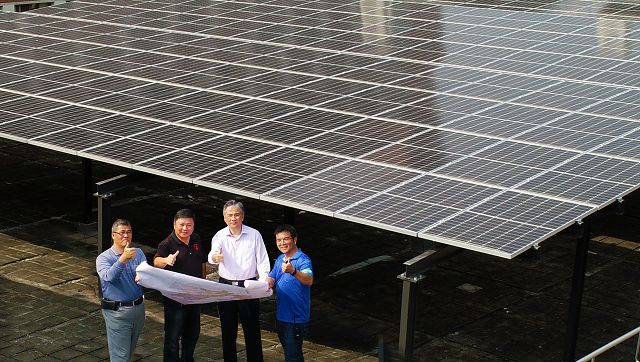 屋頂太陽能發電年創百萬綠金朝陽科大再生能源成效卓著