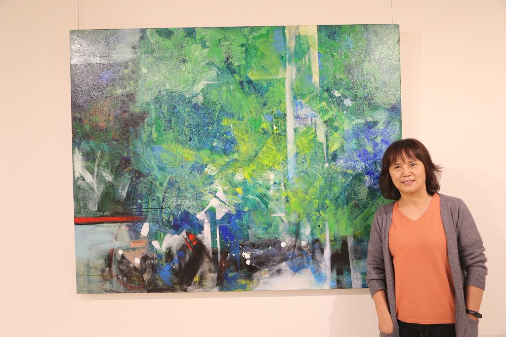 陳美惠油畫創作 抽象意境具現生命張力
