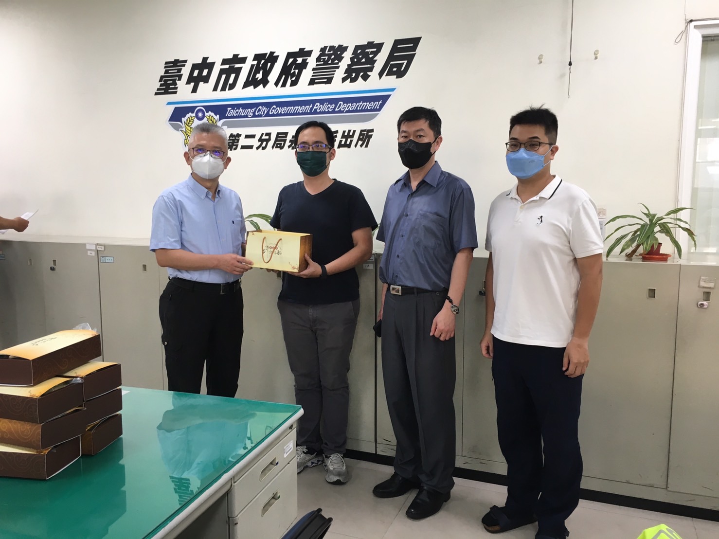 慶端午粽飄香!警友會第二辦事處致贈肉粽力挺員警
