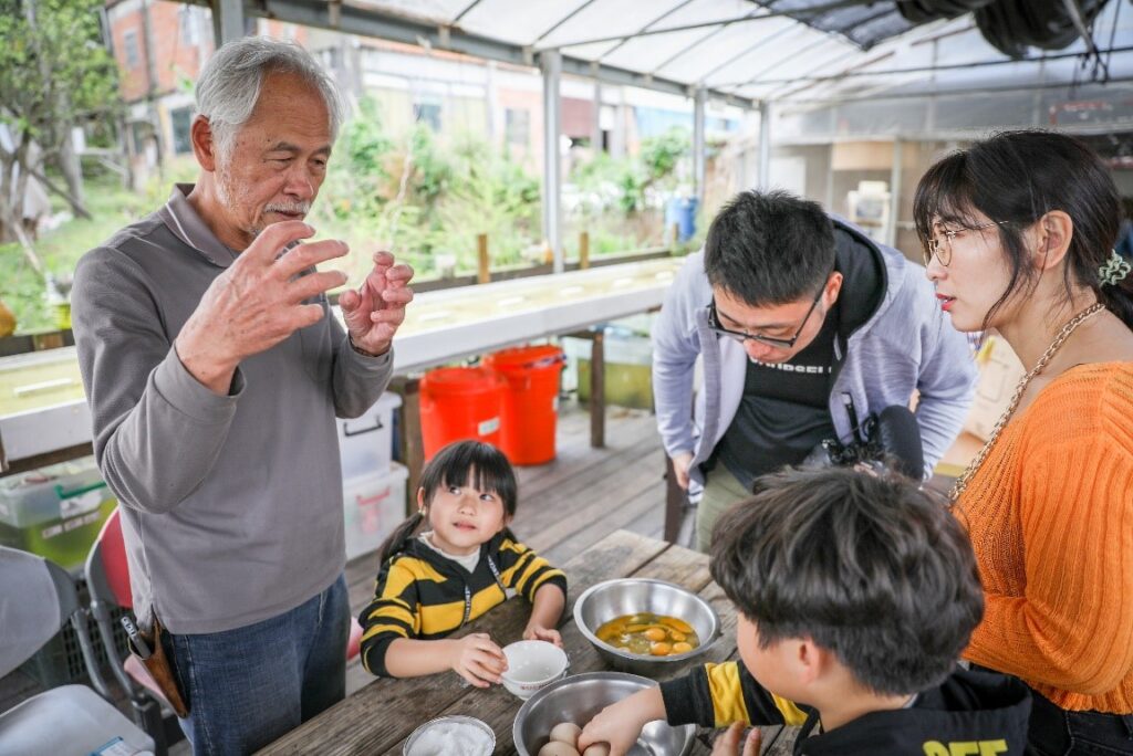 忠寮社區提供食農教育體驗，歡迎家長帶小朋友一起來親子同樂(圖片來源:新北市政府農業局)